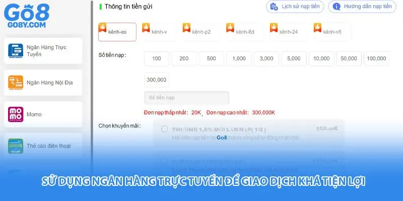 Sử dụng ngân hàng trực tuyến để giao dịch khá tiện lợi